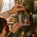 Clear Compartment Cash Holder Ornament