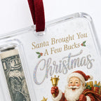 Clear Compartment Cash Holder Ornament