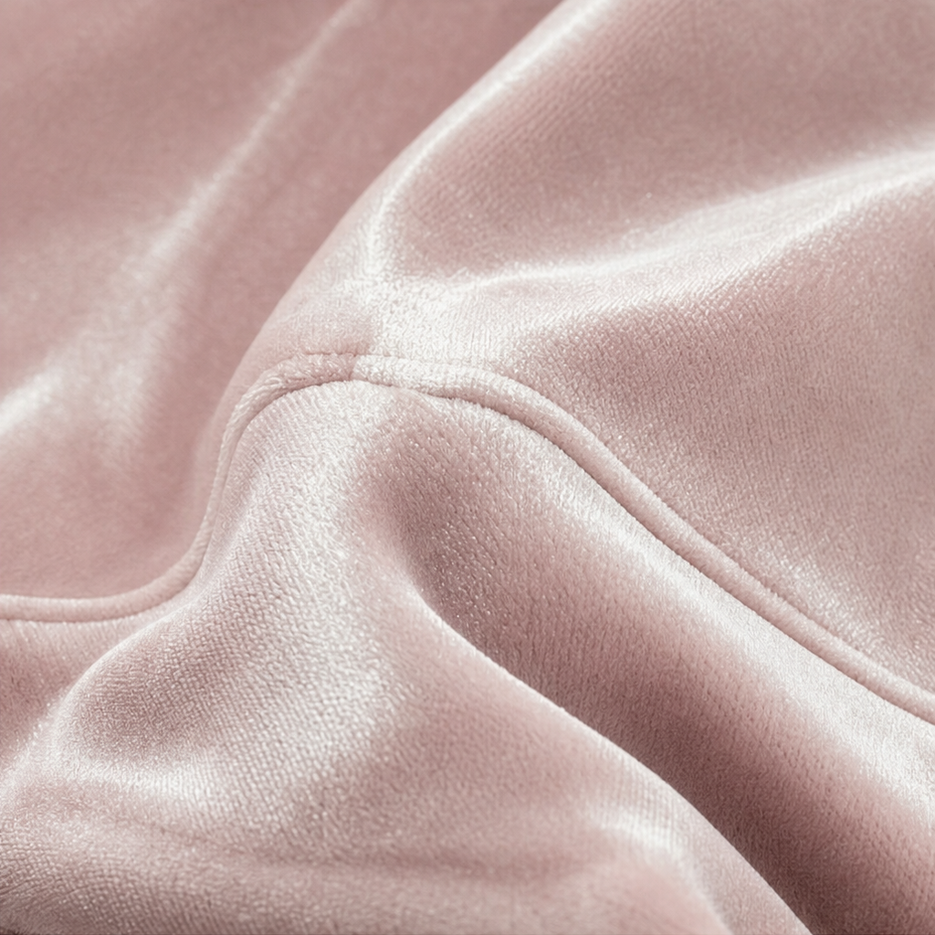 Frankie | Half-Zip Funnel-Neck Velour Pullover
