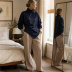 Gia | Asymmetric Diagonal-Zip Sweatshirt