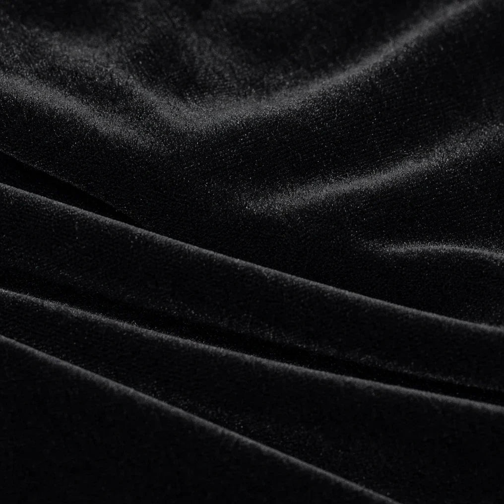 Giada | Off-Shoulder Velvet-Look Midi Dress