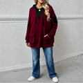 Gillian | V-Neck Color-Block Oversized Hoodie