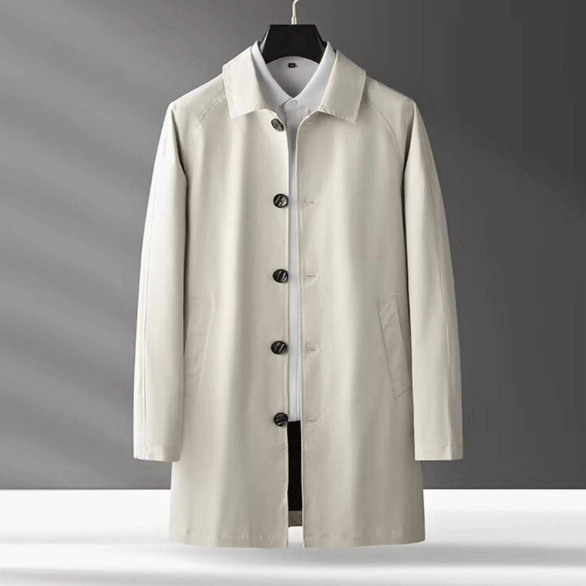 Heath | Single-Breasted Long Overcoat