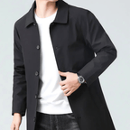 Heath | Single-Breasted Long Overcoat