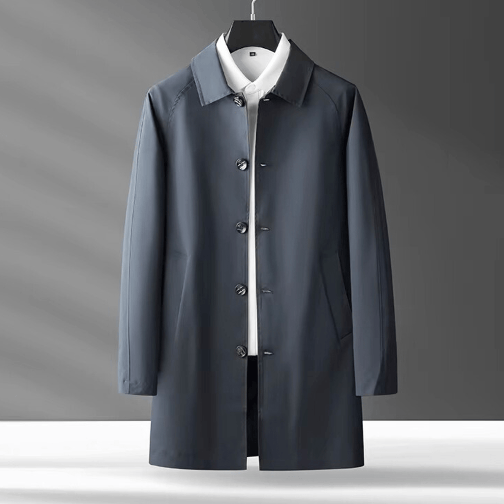 Heath | Single-Breasted Long Overcoat