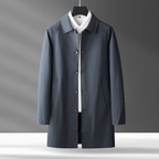 Heath | Single-Breasted Long Overcoat