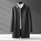 Heath | Single-Breasted Long Overcoat