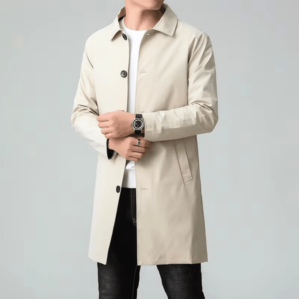 Heath | Single-Breasted Long Overcoat