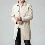 Heath | Single-Breasted Long Overcoat