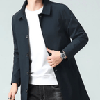 Heath | Single-Breasted Long Overcoat