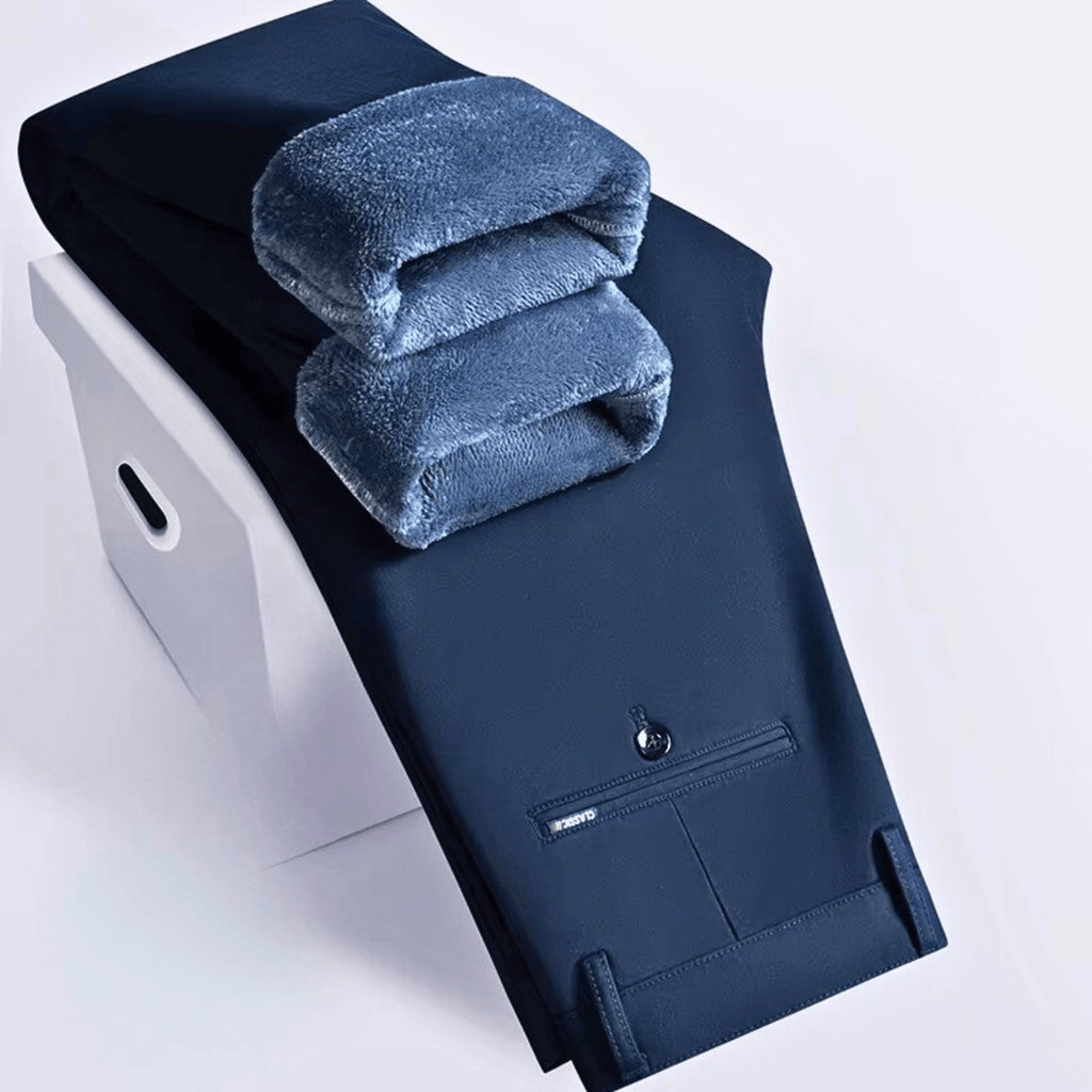 Hugh | Fleece-Lined Straight-Leg Pants