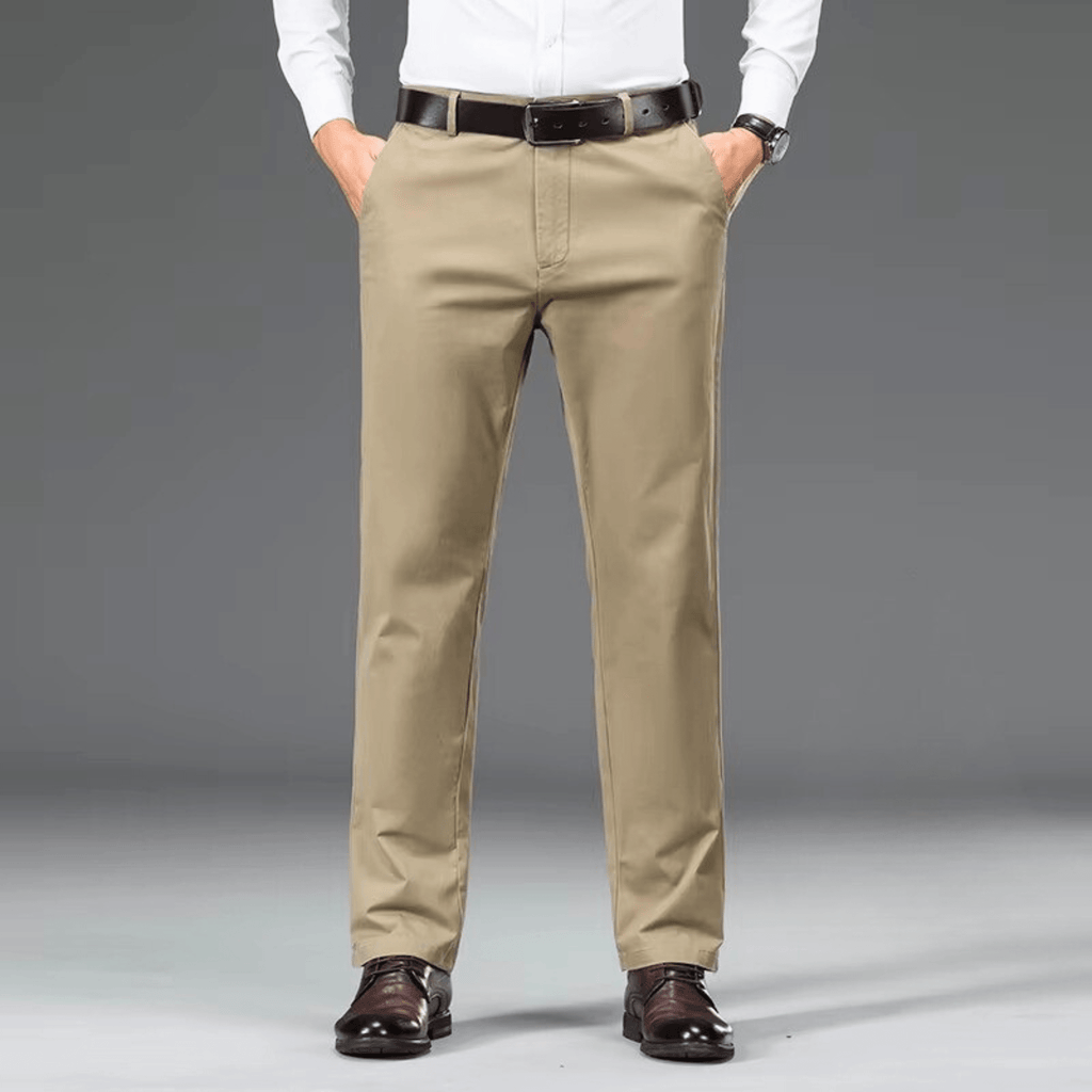 Hugh | Fleece-Lined Straight-Leg Pants