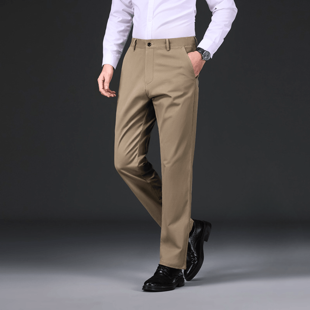 Hugh | Fleece-Lined Straight-Leg Pants