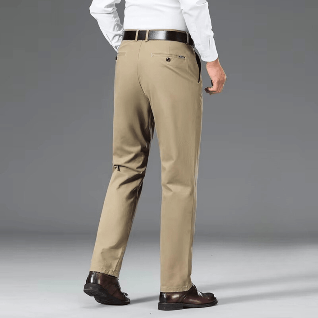 Hugh | Fleece-Lined Straight-Leg Pants