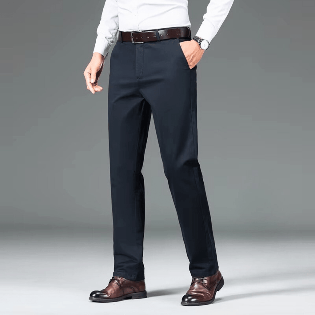 Hugh | Fleece-Lined Straight-Leg Pants