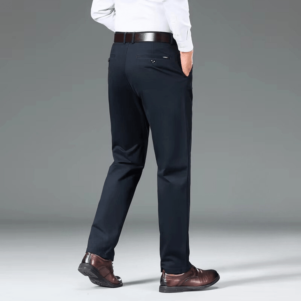 Hugh | Fleece-Lined Straight-Leg Pants