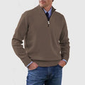 Isaac | Half-Zip Mock Neck Knit Sweater
