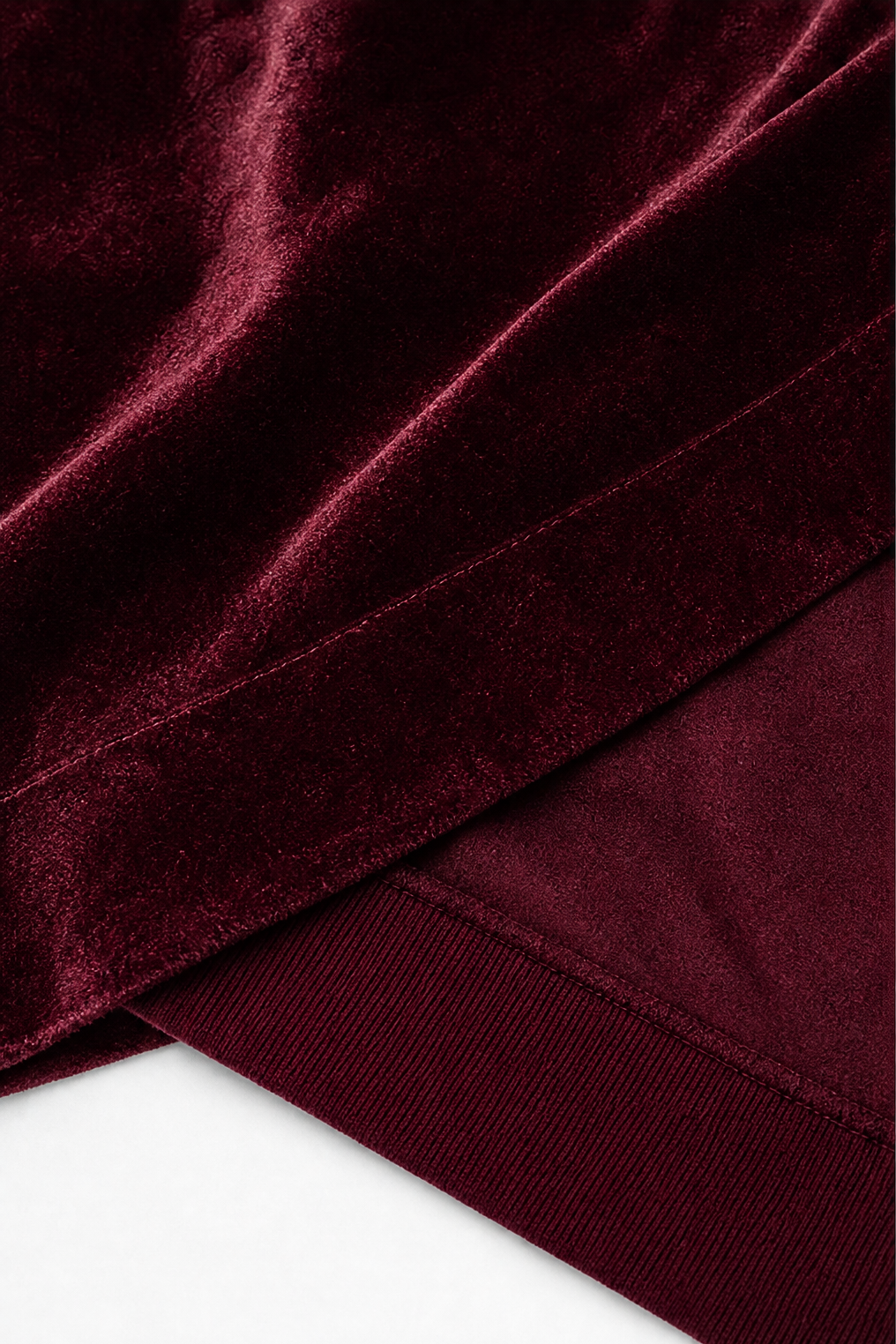 Janet | V-Neck Velvet Tunic Top with Pockets