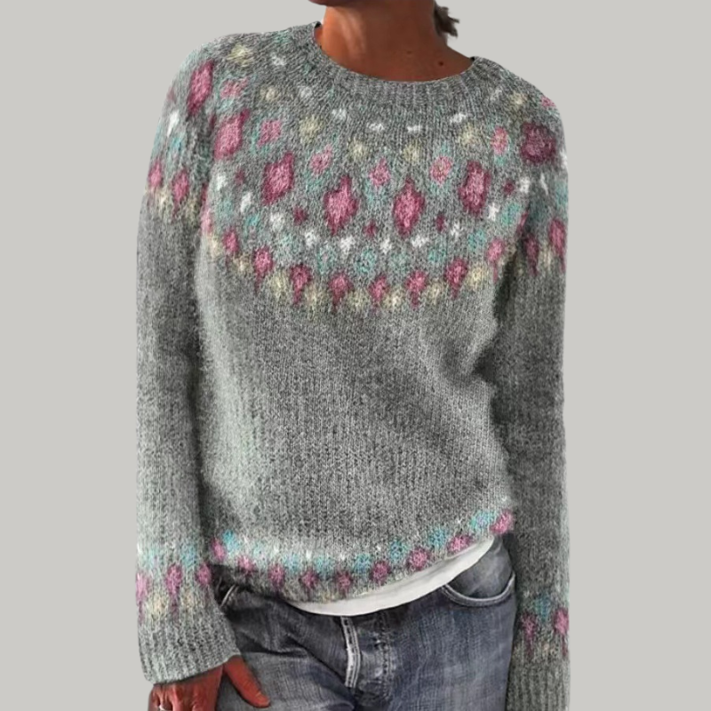 Jeanette | Soft Nordic Pattern Sweater