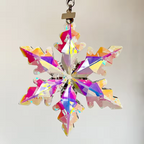 K9 Crystal Snowflake Ornament with Chain