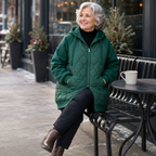 Kaitlin | Cozy Spliced Hooded Jacket