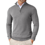 Kane | Half-Zip Knit Collared Sweater