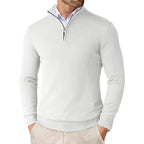 Kane | Half-Zip Knit Collared Sweater