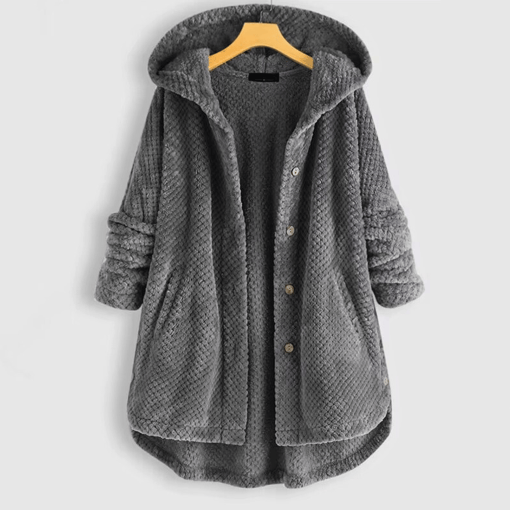 Kasey | Cozy Hooded Fleece Coat