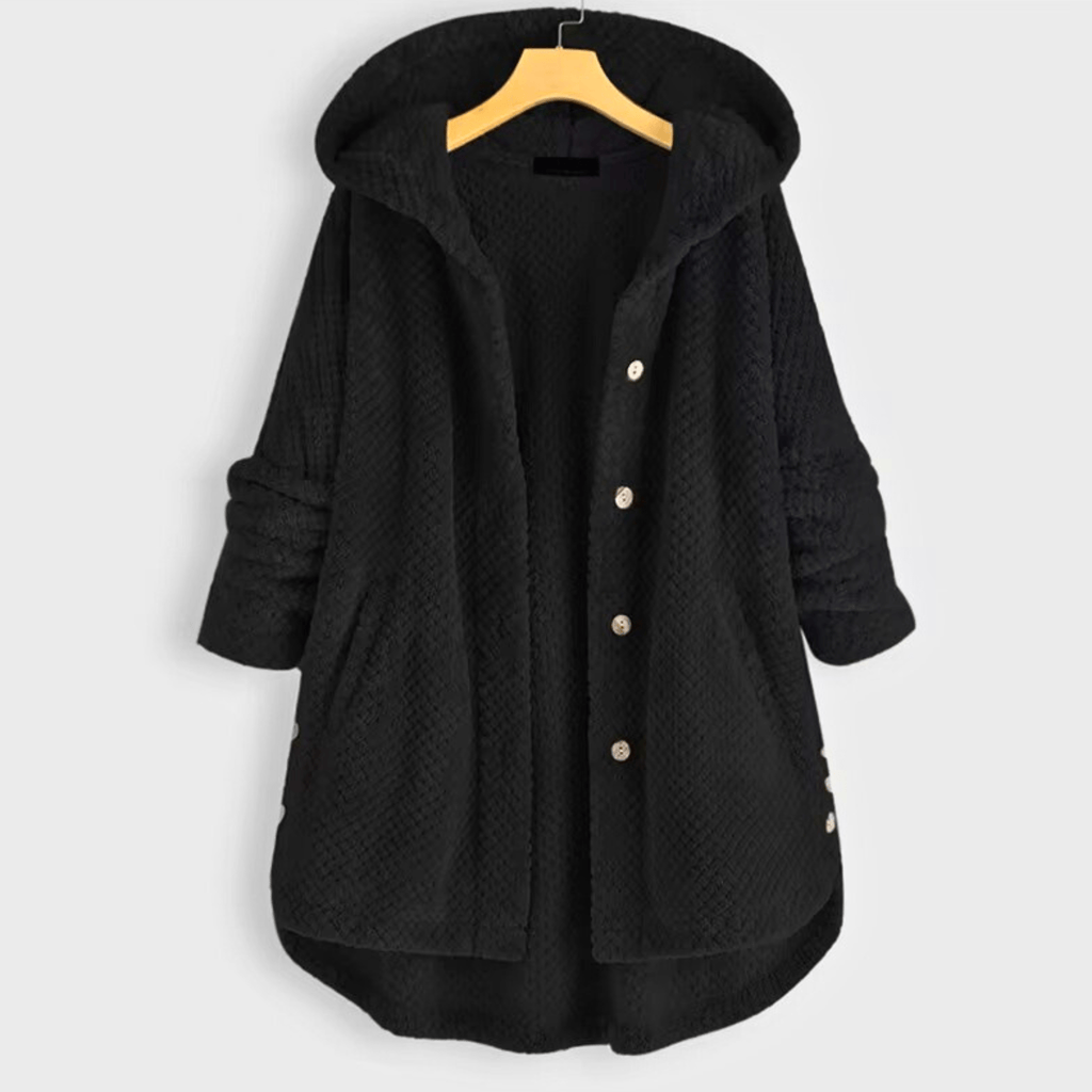 Kasey | Cozy Hooded Fleece Coat