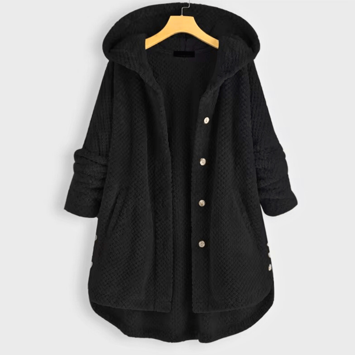 Kasey | Cozy Hooded Fleece Coat