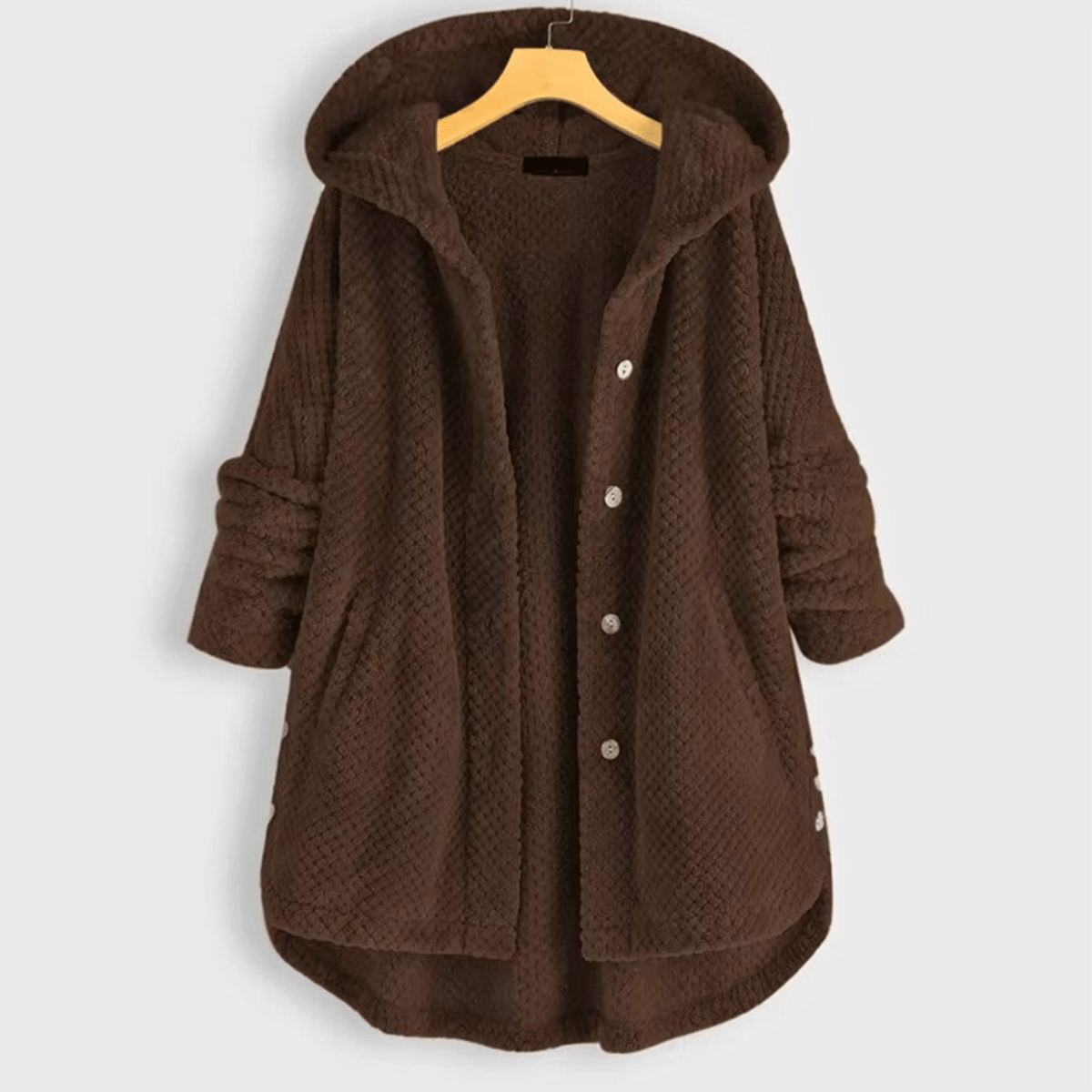 Kasey | Cozy Hooded Fleece Coat