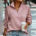 Kay | Viscose-Blend Quarter-Zip Sweater