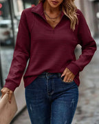 Kay | Viscose-Blend Quarter-Zip Sweater