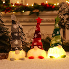 Knit Light-Up Christmas Gnome