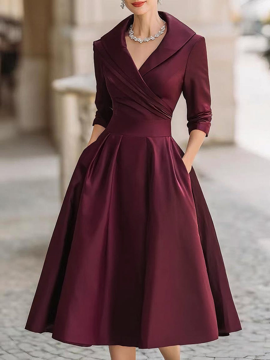 Kristin | V-Neck Evening Dress