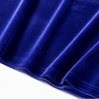 Leia | Sequin Sleeve Cowl Neck Velvet-Look Dress