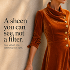 Lenora | Cowl-Neck Velvet-Look Maxi Dress