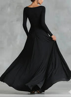 Leslie | Modern Pleated Crepe Dress