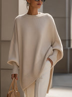 Lexi | Oversized Ribbed Crewneck Sweater