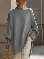 Lexi | Oversized Ribbed Crewneck Sweater