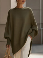 Lexi | Oversized Ribbed Crewneck Sweater