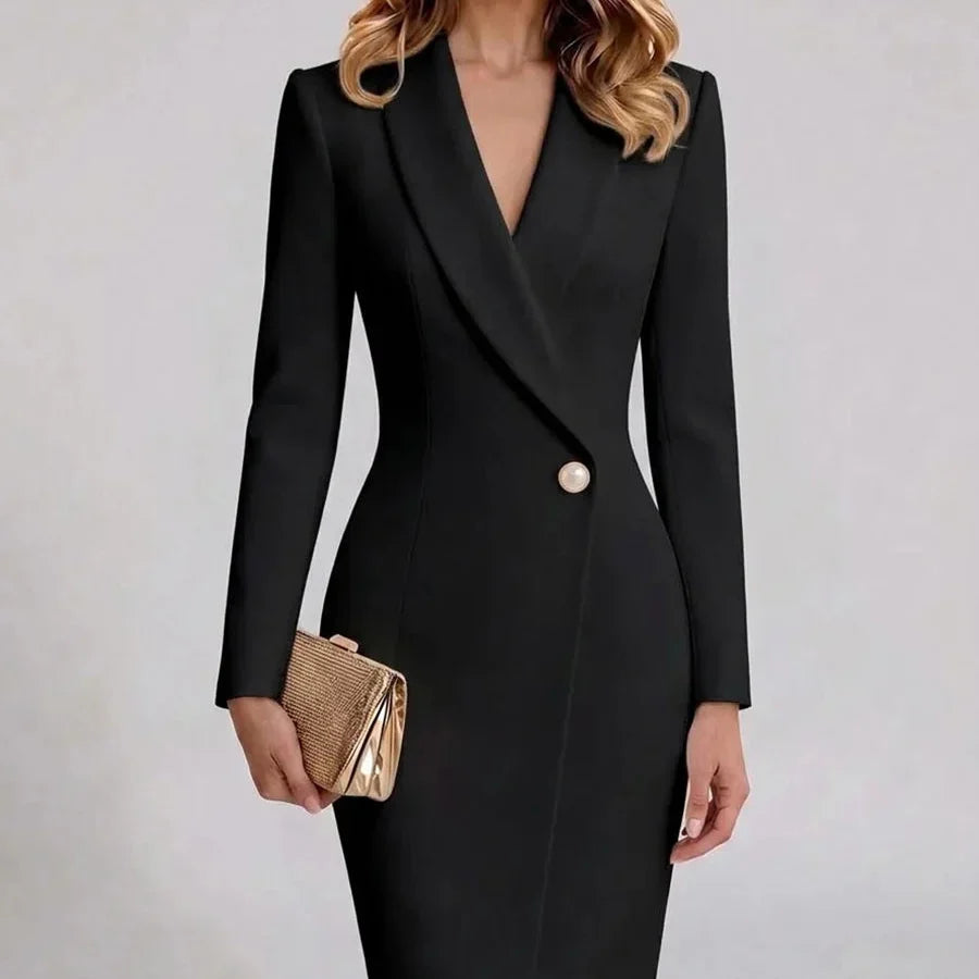 Lily | Structured Wrap Blazer Dress