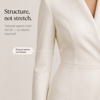 Lily | Structured Wrap Blazer Dress