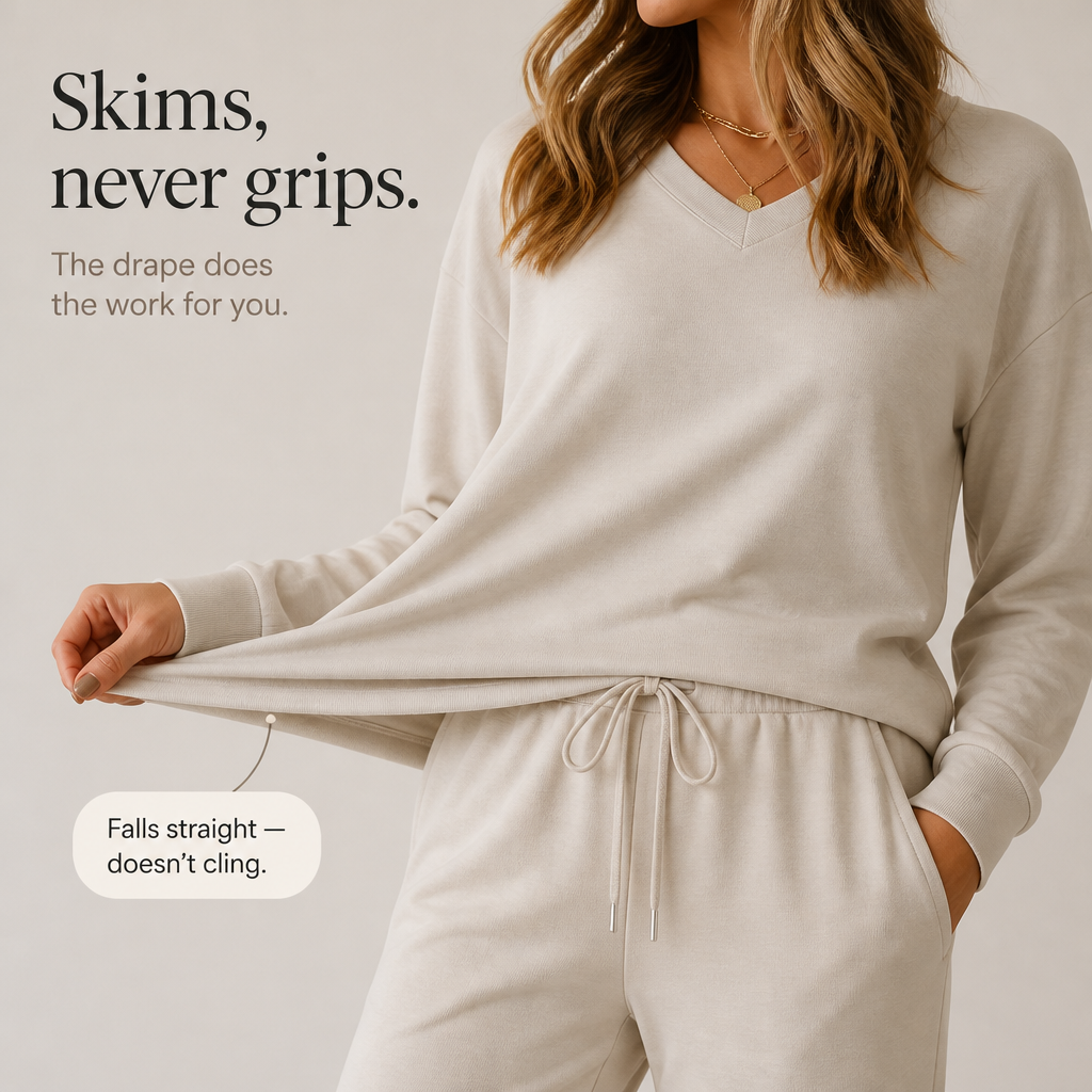 Lori | Wide-Leg Drawstring Knit Lounge Set