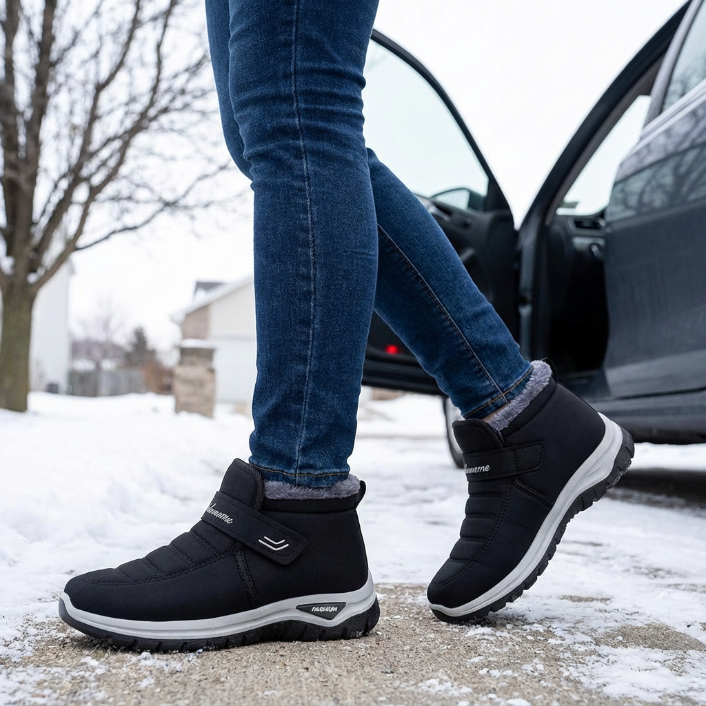 Madelyn | Faux Fur Lined Slip-On Winter Boots