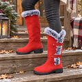 Marcia | Plush-Lined Block Heel Knee-High Boots