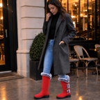 Marcia | Plush-Lined Block Heel Knee-High Boots