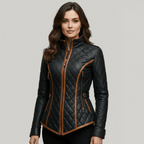 Marla | Diamond-Quilted Zip-Up Padded Jacket