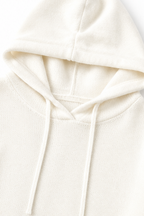 Maura | Drawstring Hooded Knit Sweater