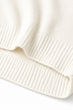 Maura | Drawstring Hooded Knit Sweater